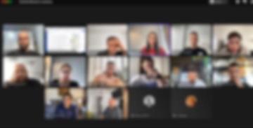 A meeting in the Gallery configuration