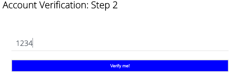 Entering the PIN code