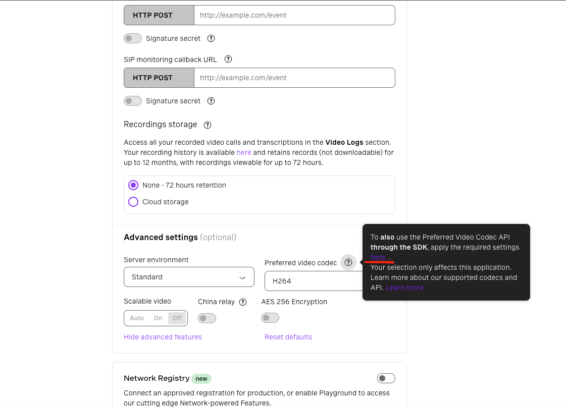 Codec change step 1