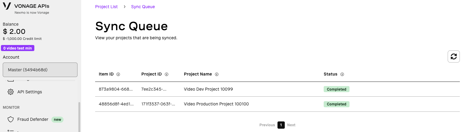 Transition Sync Queue